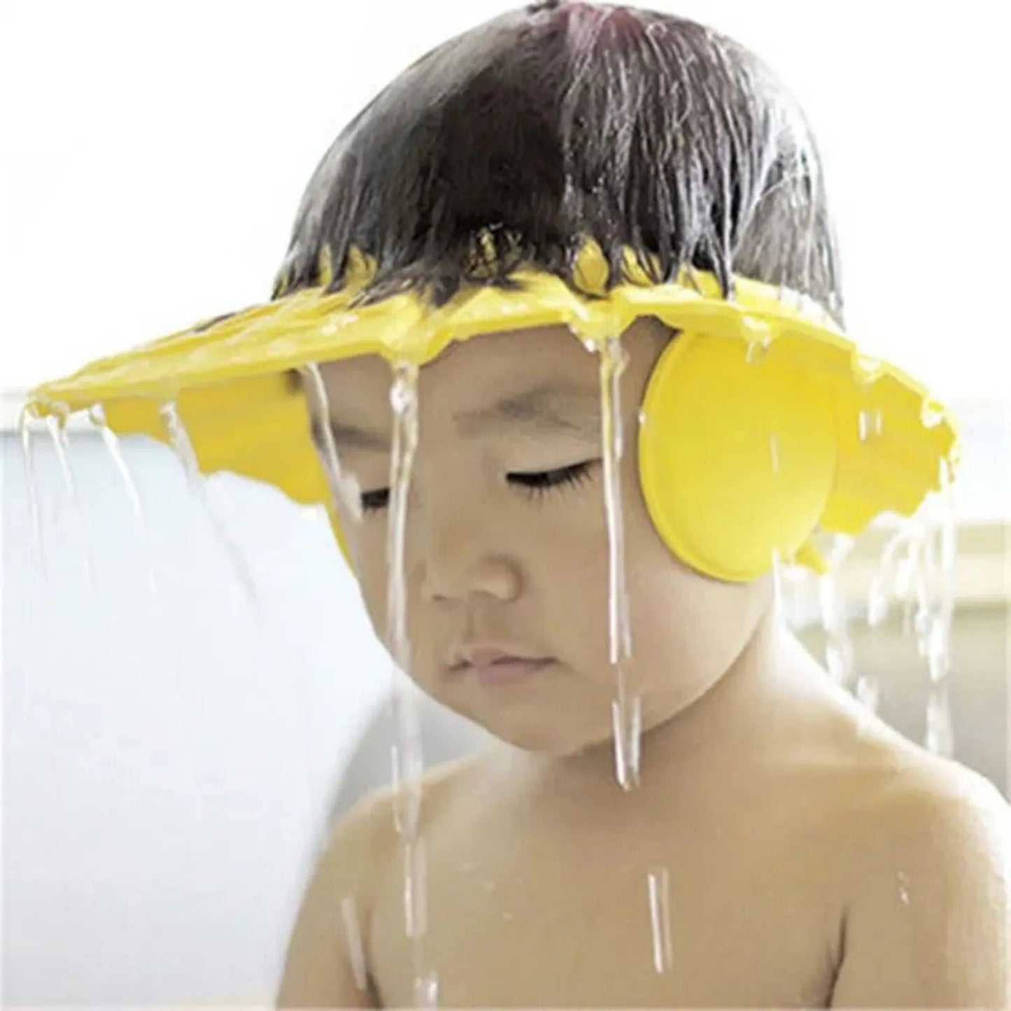 Gorro Visera de Baño Anti-Agua para Bebés y Niños