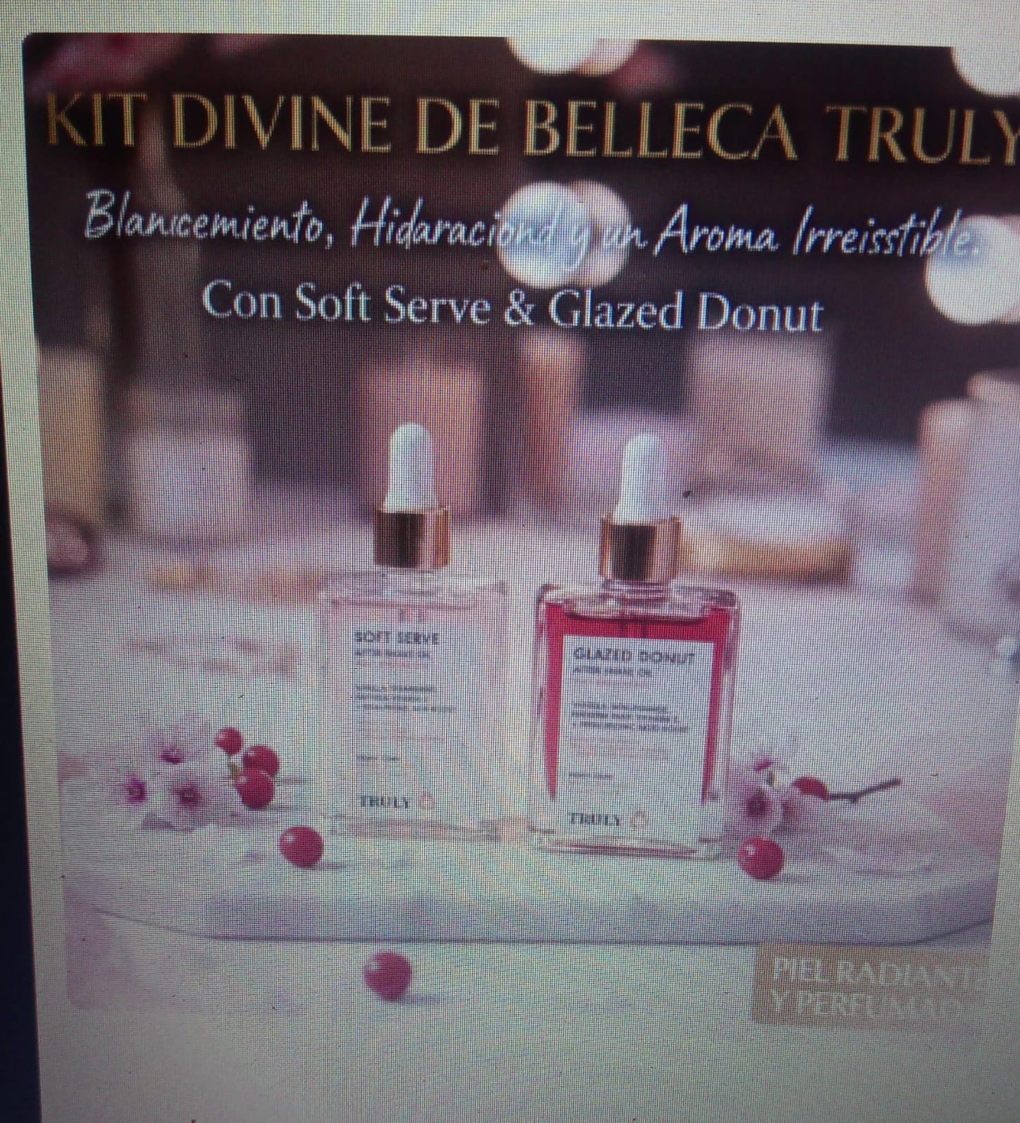 KIT TRULY + HIDRATANTE (ROSADO Y MORADO)