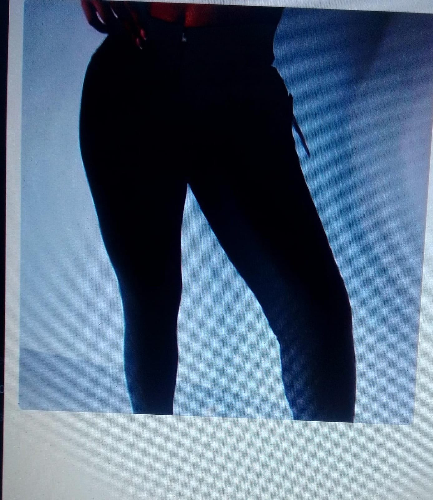 Leggins ZIPER Negro Efecto leather One size