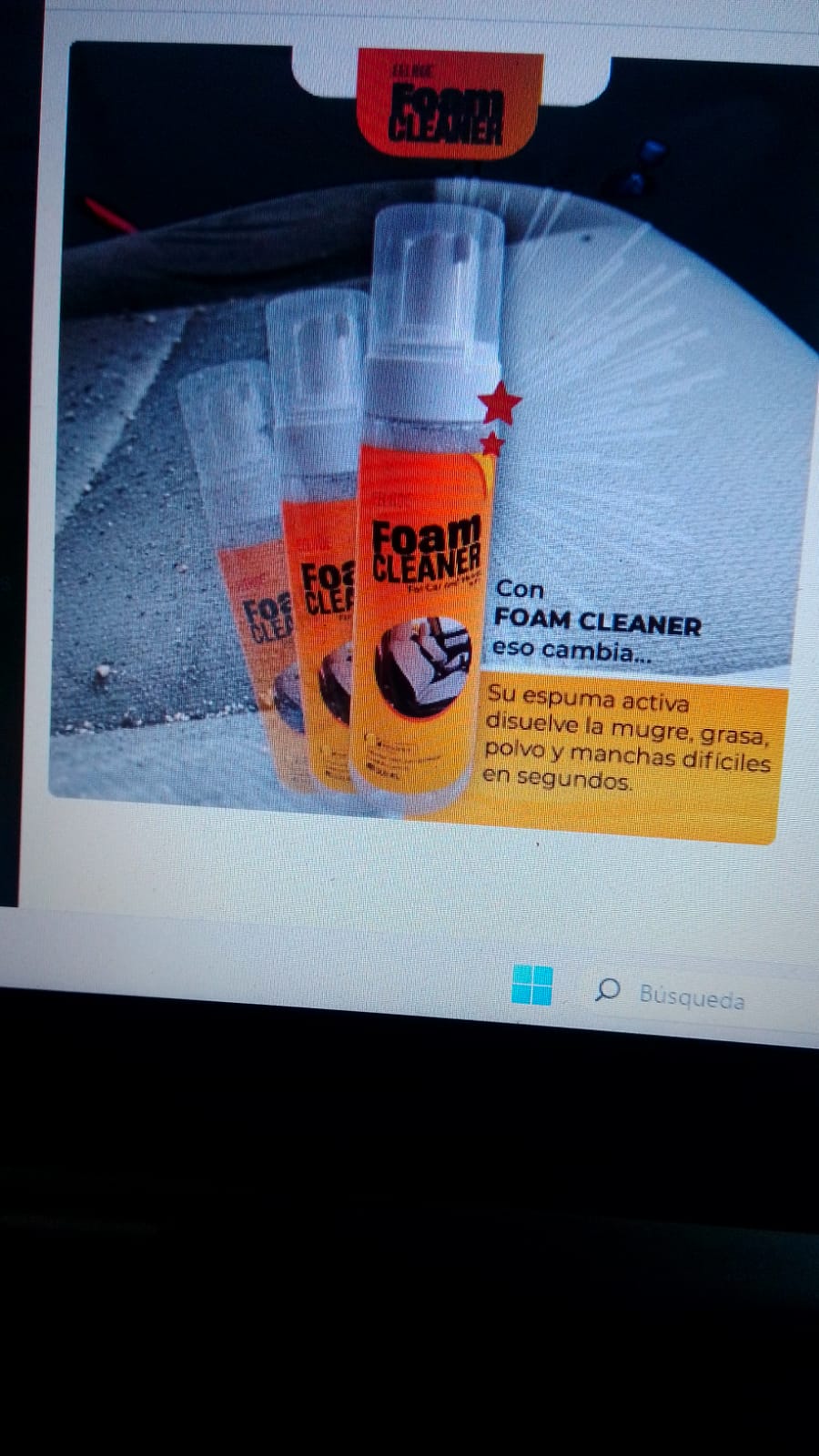 FOAM CLEANER PROFESIONAL – ESPUMA ACTIVA MULTIUSO 200ML