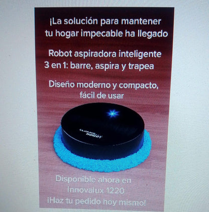 ASPIRADORA INTELIGENTE CON TRAPEADOR XM12 ( 24/36 UND X CAJA)