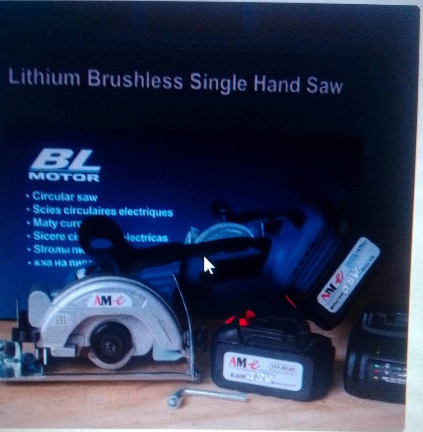 SIERRA ELECTRICA RECARGABLE JBN-CRS-125 48V