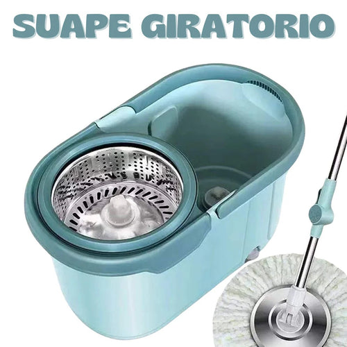TRAPEADOR GIRATORIO PLASTICO CON BASE METAL (26XCAJA) AM-RD2406-023