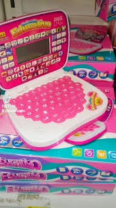 COMPUTADOR EDUCATIVO ROSADO Y Azules