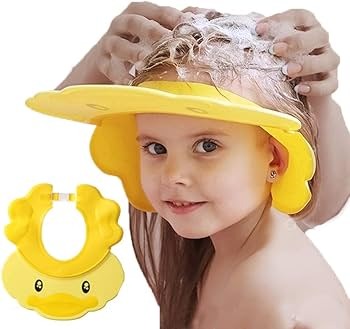 Gorro Visera de Baño Anti-Agua para Bebés y Niños