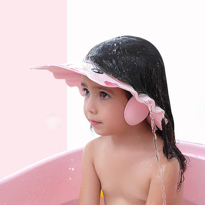 Gorro Visera de Baño Anti-Agua para Bebés y Niños