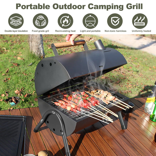 PARRILLA BBQ PORTATIL (6 UND X CAJA) 3801