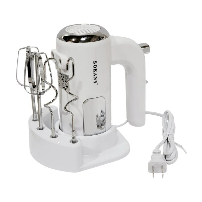Batidora Eléctrica Sokany TurboMix 2 en 1 – 500W