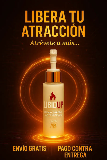 CREMA CORPORAL CON FEROMONAS LIBIDUP 120ML (MUJER)