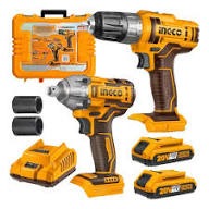 SET DE TALADRO Y TALADRO DE IMPACTO 2 BATERIAS MQ68