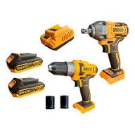 SET DE TALADRO Y TALADRO DE IMPACTO 2 BATERIAS MQ68