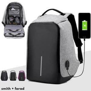 MOCHILA ULTRA LOCK AZUL Y NEGRA