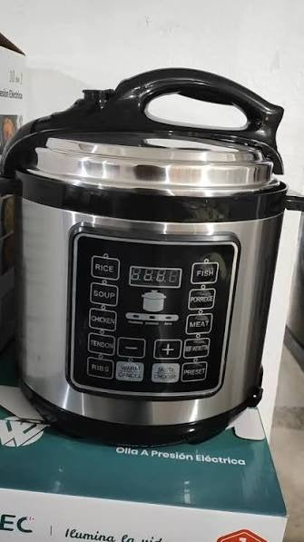 Olla de presión electrica inlec de 6 litros