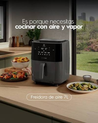 Freidora de 9 litros con pantalla táctil Inlec