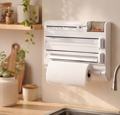 Llegó el Organizador de papel para cocina 4 en 1
