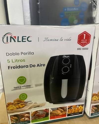Freidora de aire inlec de 5 litros