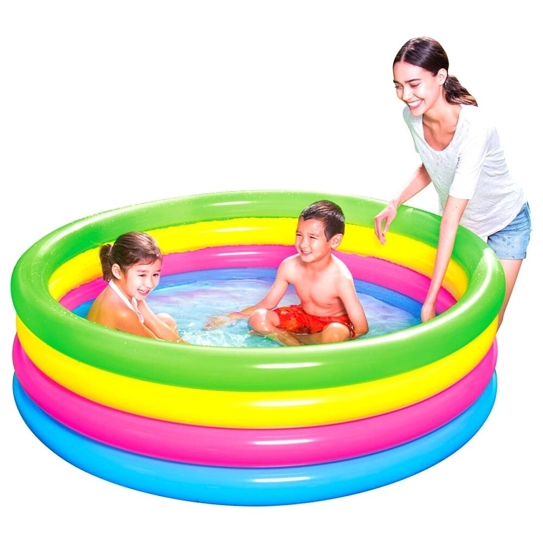 PISCINA DE 4 AROS ARCOIRIS